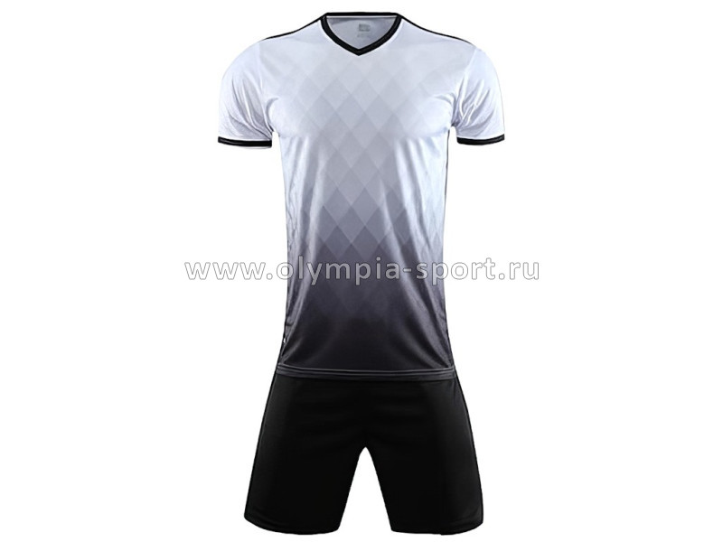 Форма футбольная 6205 silver/grey/black