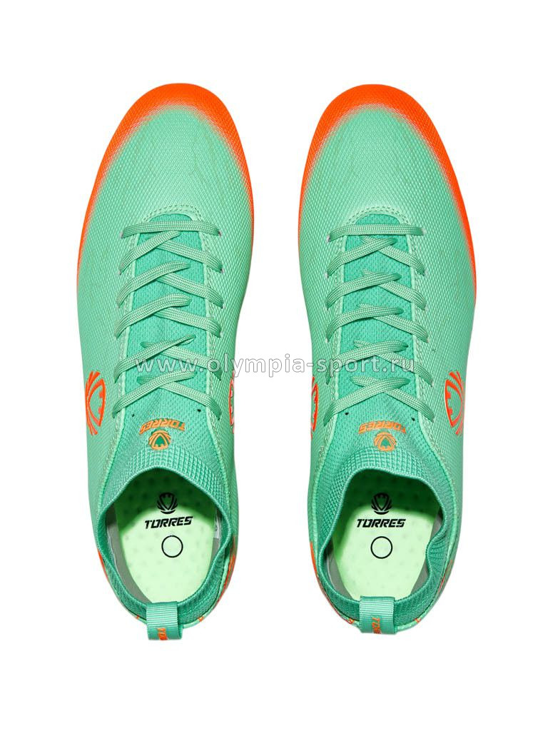 Бутсы дет. TORRES GARRA, с носком, мятный