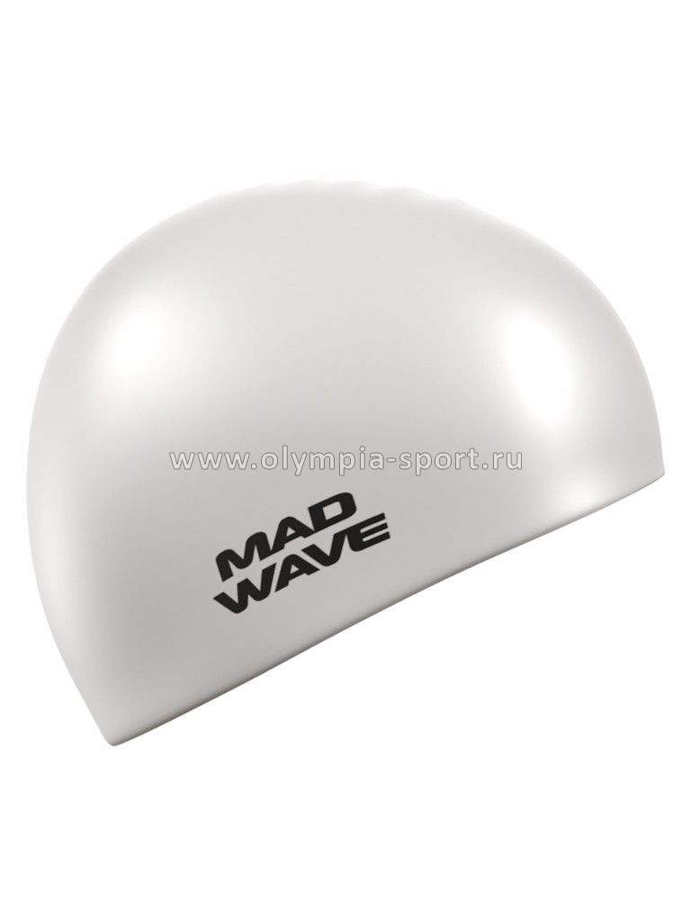 Шапочка для плавания Mad Wave Intensive solid, силиконовая