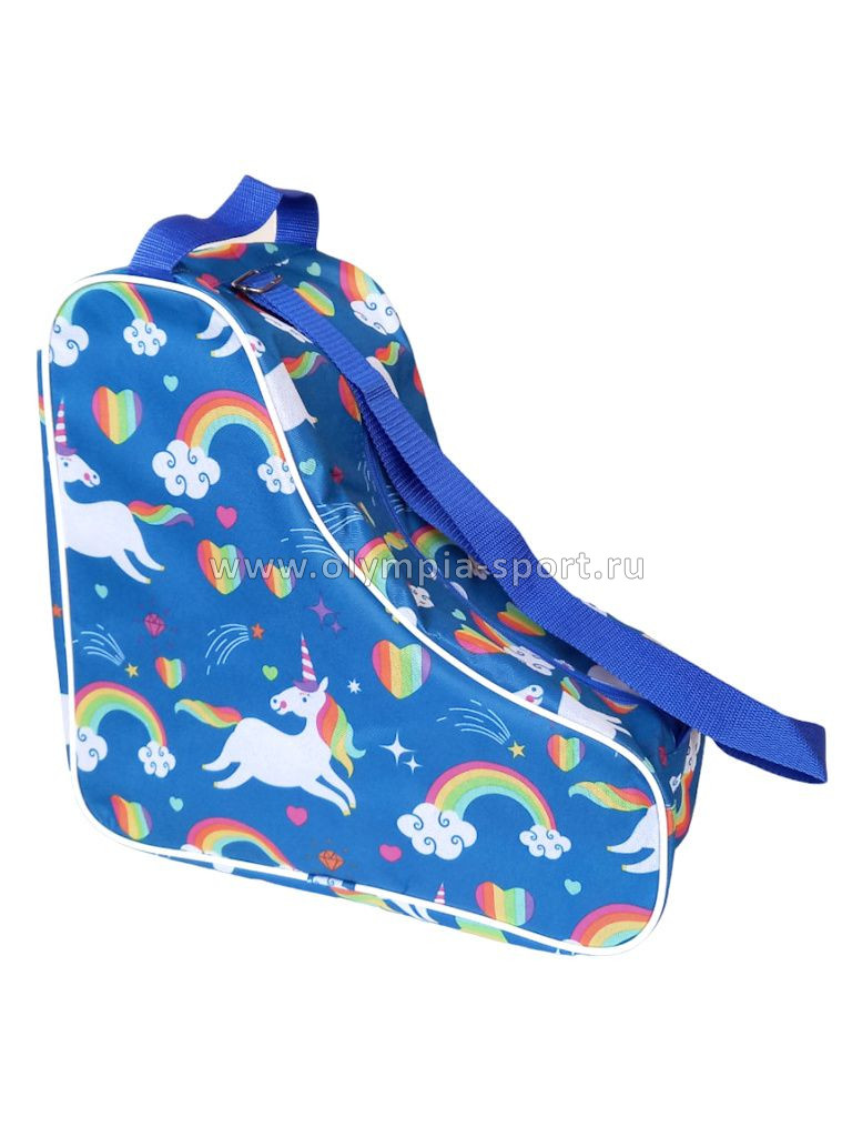 Сумка для коньков Единорог SM420 (голубая)