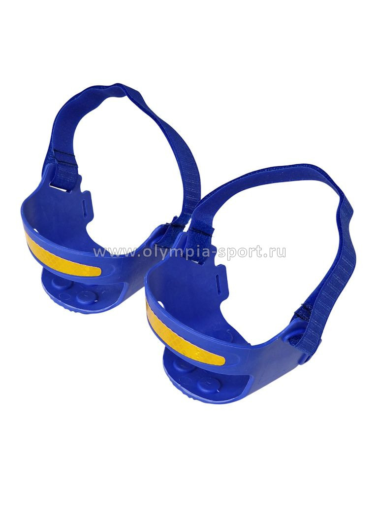 Антигололед детский под пятку синий М