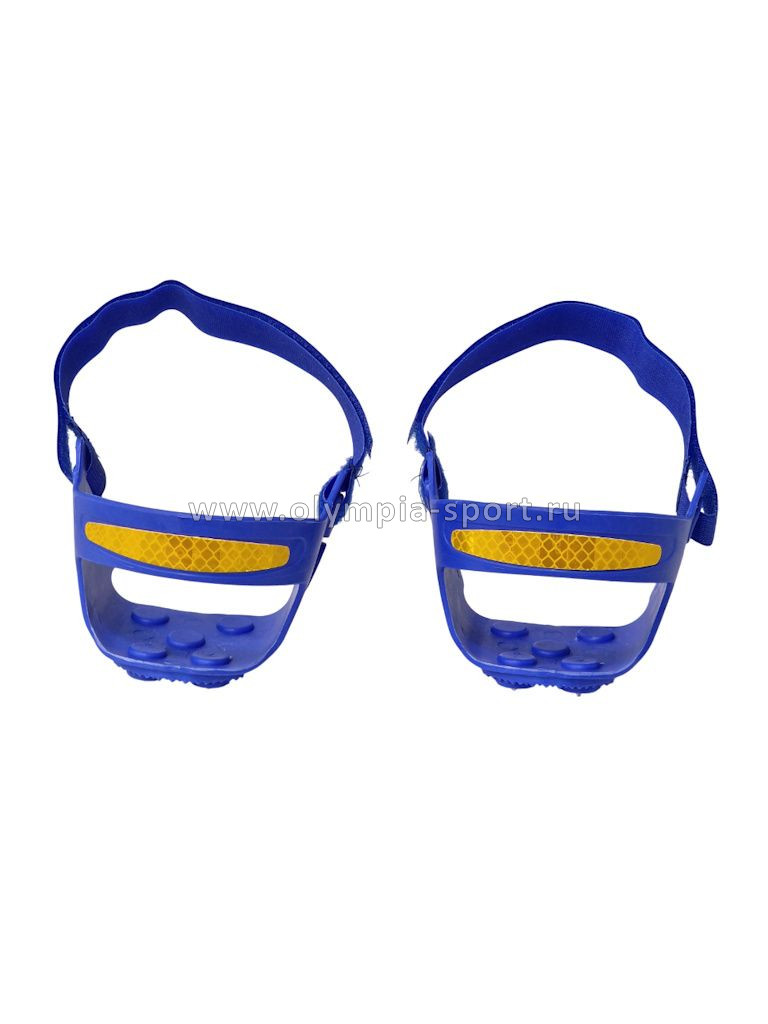 Антигололед детский под пятку синий М