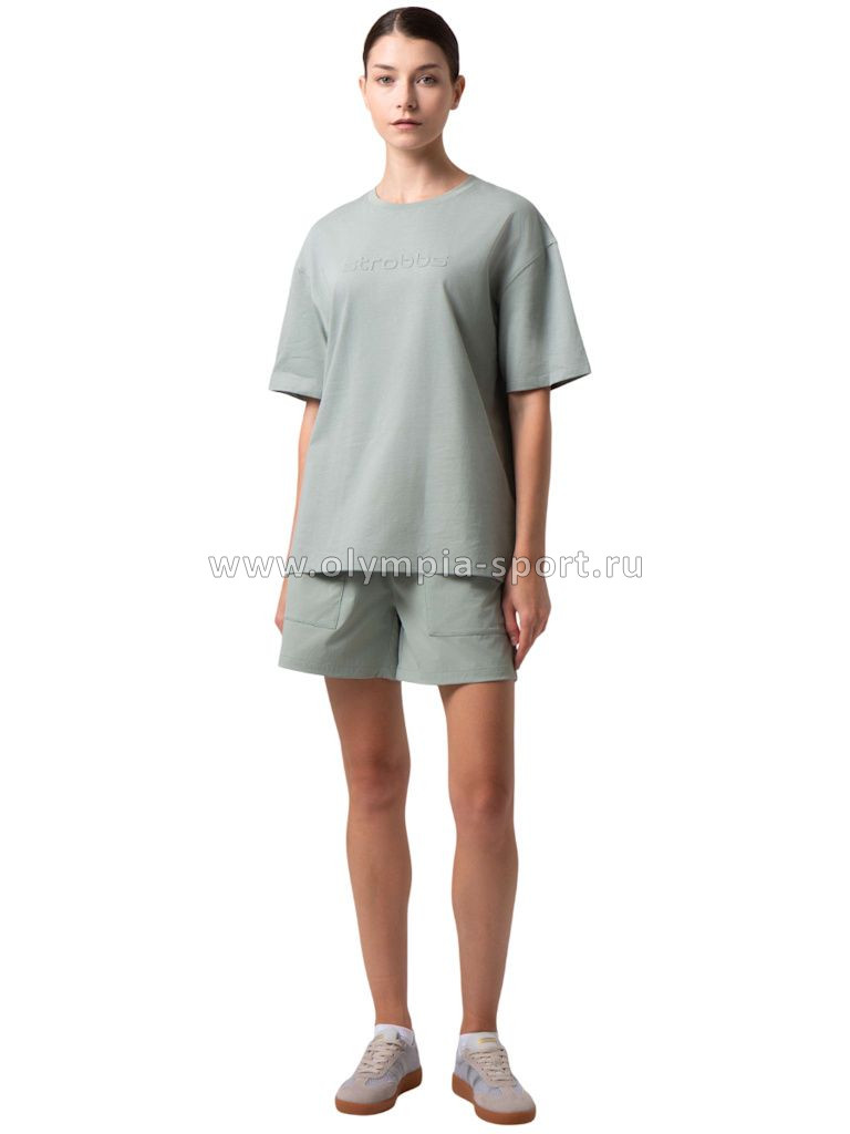 Шорты женские Strobbs T3495-24 серо-зеленый