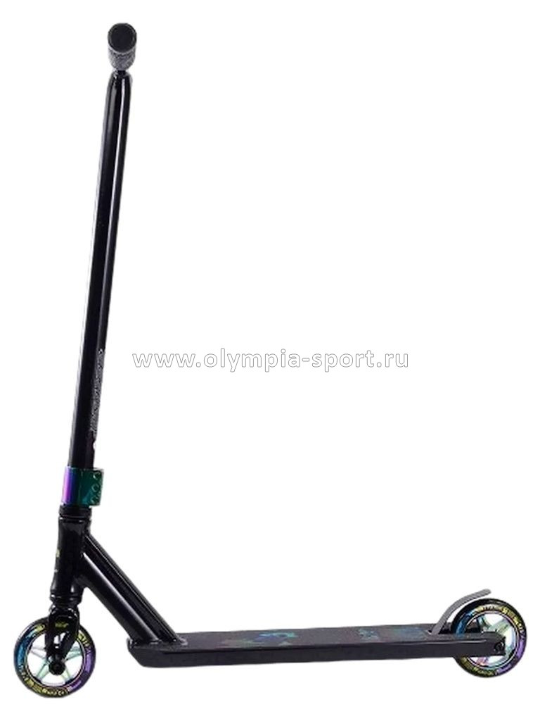 Самокат трюковый ATEOX Maul 110mm AL черный нео (+пега)